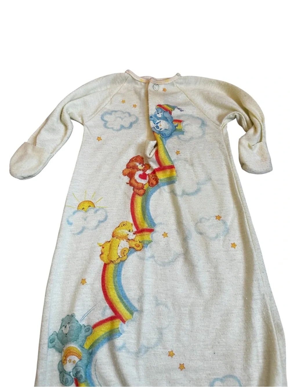 Vintage Carter’s 80s Care Bears Baby Sleeper Sack Layette One Size